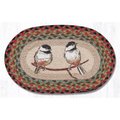 Capitol Importing Co 10 x 15 in. Chickadee Printed Oval Swatch 81-081C